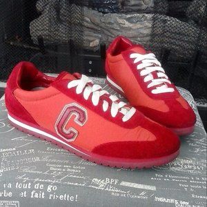 Women Red Coach sneakers